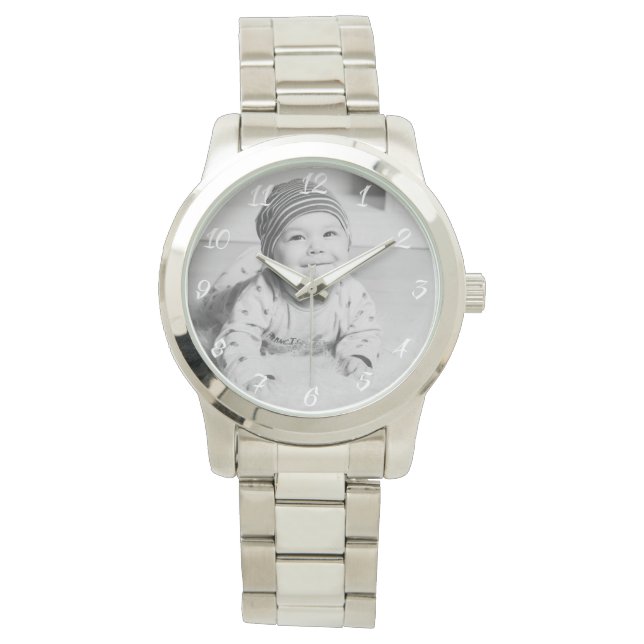 Classic Customizable Photo Gift Watch (Front)