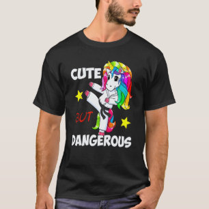 Classic Cute But Dangerous Funny Gift Karate Unico T-Shirt