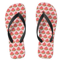 Classic Cute Chic Pink Watermelon Slice Pattern 