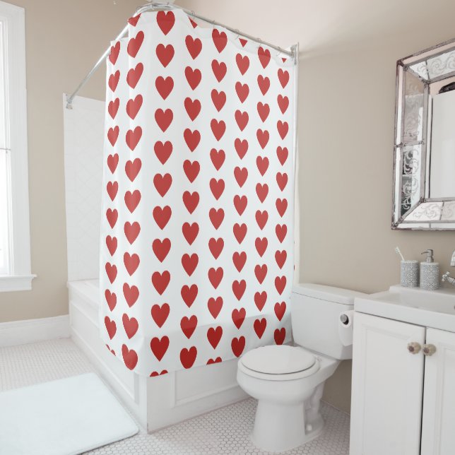 Classic Cute Red Heart Pattern  (In Situ)