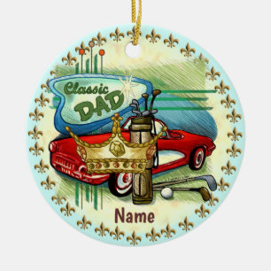 Classic Dad Ceramic Ornament