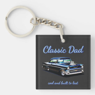 Classic Dad cool & built to last '57 Chevy Keychain