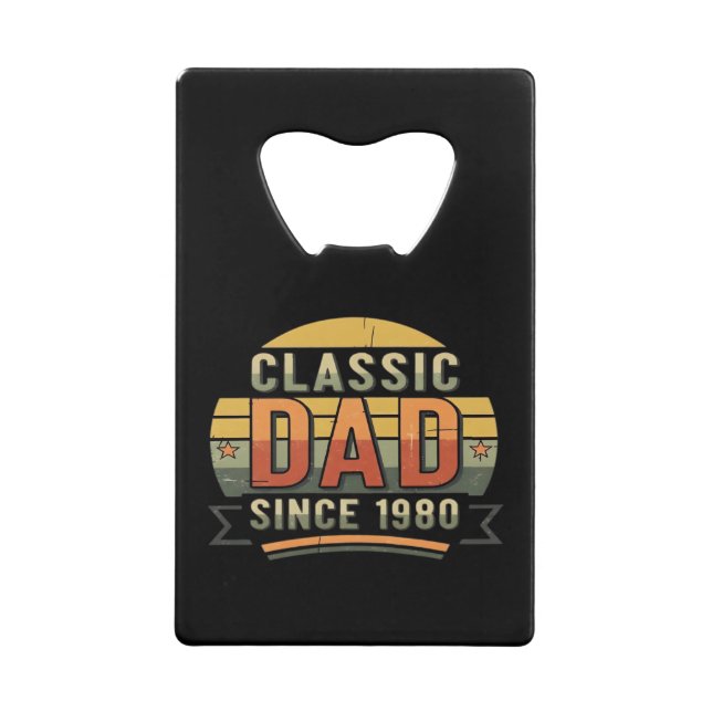 Classic Dad Since 1980  Vintage Retro  (Devant)