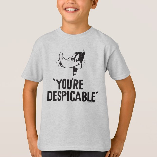 Classic DAFFY DUCK™ "You're Despicable" T-Shirt (Front)