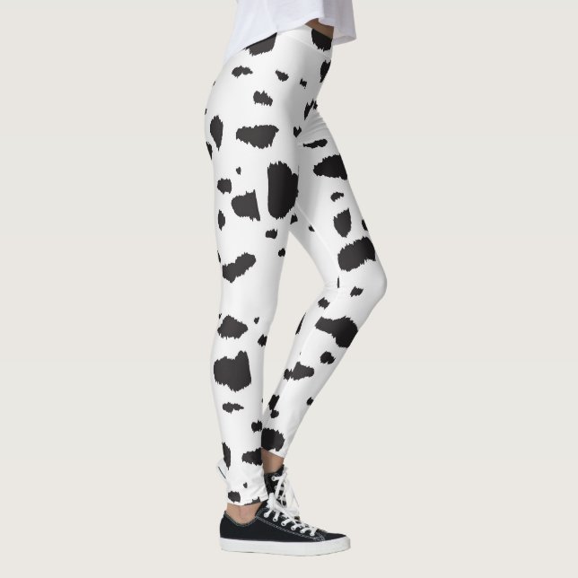 Classic Dalmatian Print Leggings (Right)