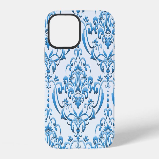 Classic Damask: Luxurious Seamless Background iPhone Case (Back)