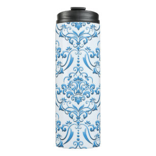 Classic Damask: Luxurious Seamless Background Thermal Tumbler