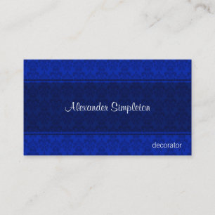 Classic Damask Ornamental Professional Stationery Business Card