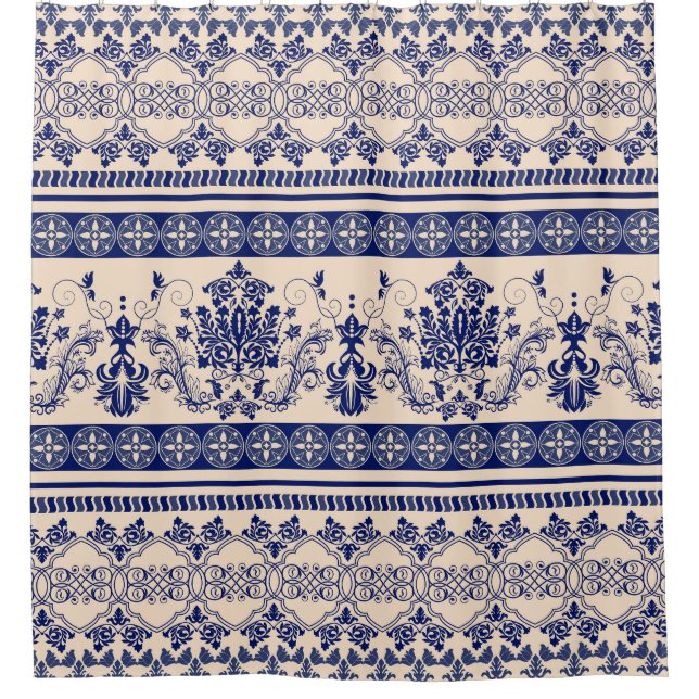 Classic Damask: Ornamental Seamless Wallpaper. (Front)