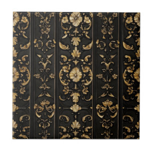 Classic Dark Elegant Pattern Tile
