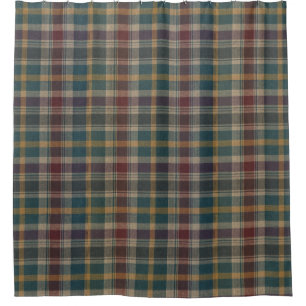 Classic Dark Green Burgundy Plaid