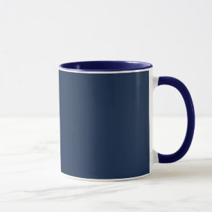 Classic Dark Navy Blue Combo Mug for Everyday Use