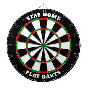 Classic Dartboard with Custom Text