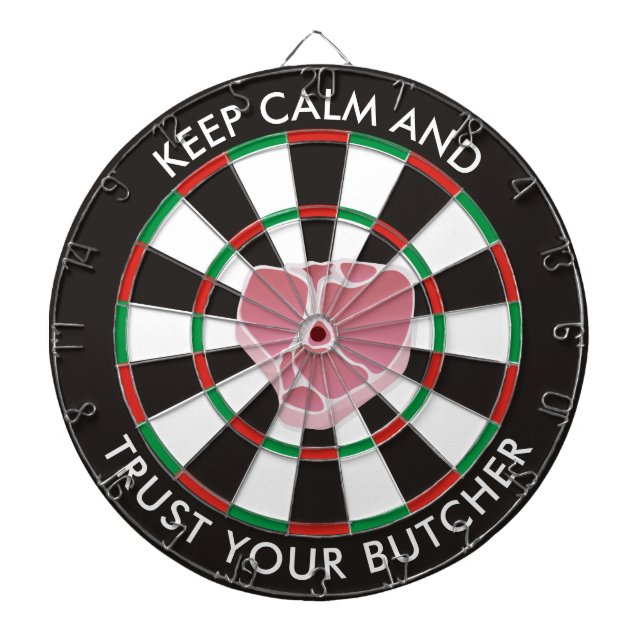 Classic Dartboard with Steak (Front)