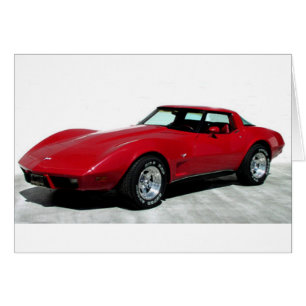 Classic de la Corvette rouge 1979