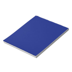 Classic Deep Blue Solid Colour Notepad