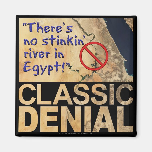 Classic Denial Magnet (Front)