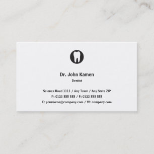 Classic Dentist   Classic Business Card