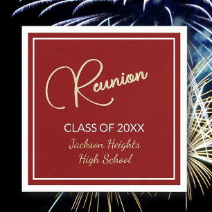 Classic design Class Reunion Napkin