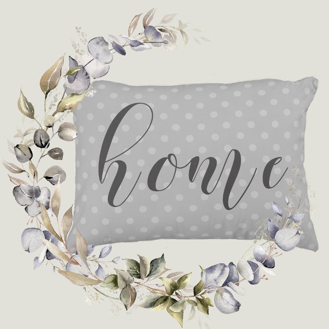 Classic Design "Home" Decorative Pillow (Creator Uploaded)