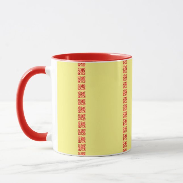Classic design random art mug (Left)