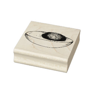 Classic Deviled Egg Picnic Food Foodie Rubber Stamp