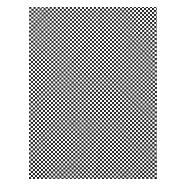 Classic Diamond Checkers Decor Tablecloth (Front)