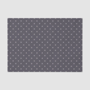 Classic Diamond Florets on Dark Grey Tissue Paper
