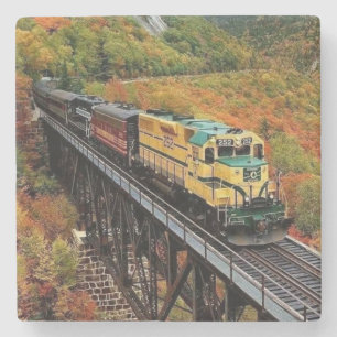 Classic Diesel Train Engine Stone Coaster