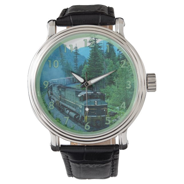 Classic Diesel Train Engine Watch (Front)