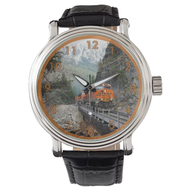 Classic Diesel Train Engine Watch (Front)