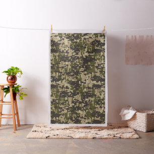Classic Digital Camo Camouflage Customizable Fabric
