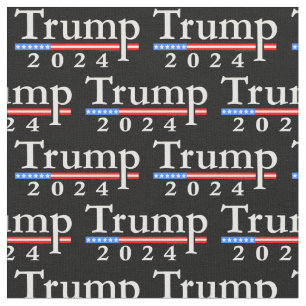 Classic Donald Trump 2024 Pattern Fabric