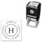 Classic Dot Circle Monogram Return Address