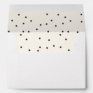Classic Dots Holiday Custom Envelope