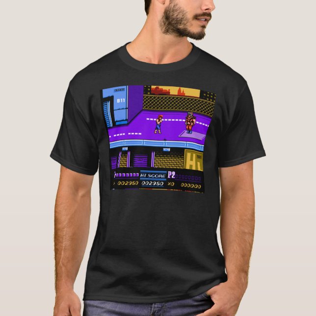 Classic Double Dragon 2 pixels Classic T-Shirt (Devant)