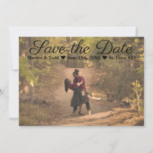 Classic Double-Sided Photo Save the Date