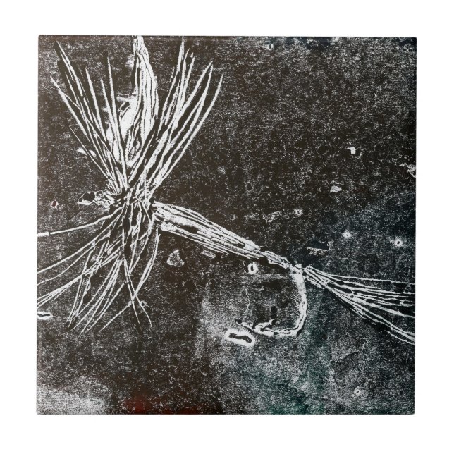 Classic dry fly pattern for trout and bass adult   tile (Front)