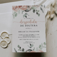 Classic Dusty Pink Rose Spanish Bridal Shower
