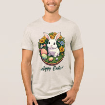 Classic Easter Bunny Illustration. Happy Easter!