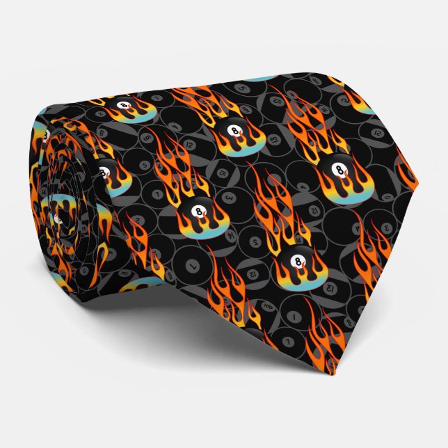  Classic Eight Ball Tie (Rolled)