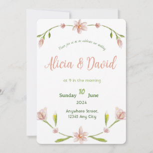 Classic Elegance Faire-part de mariage