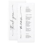 Classic Elegance Mariage double face Menu