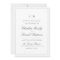 Classic Elegance Script Minimal Monogram Wedding