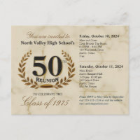 Classic Elegant 50th High School Reunion - 2 Days
