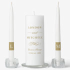 Classic Elegant Antique Gold Wedding Monogram