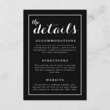 Classic Elegant Black & White Wedding