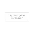 Classic Elegant Family Name Return Address