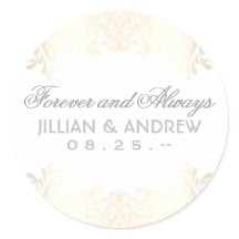 Classic Elegant Gold Monogram Favour Classic