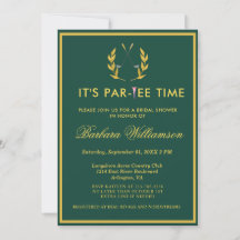 *Classic Elegant Golf Theme Bridal Shower